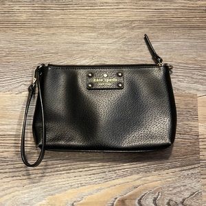 Black Kate Spade wristlet